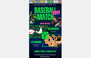 12U RAZORBACKS VS RENARDS VALLEE DU GAPEAU